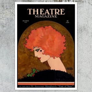 Homer Conant "Theatre Magazine Cover - December 1922" - Mabon Gallery