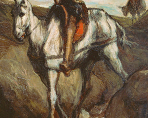 Honoré Daumier "Don Quixote in the Mountains" (c.1850) - Mabon Gallery
