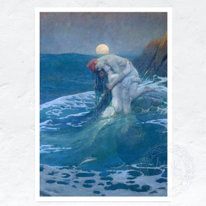Howard Pyle "The Mermaid" (c.1910) - Mabon Gallery