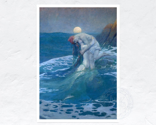 Howard Pyle "The Mermaid" (c.1910) - Mabon Gallery