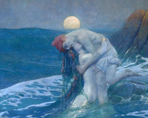 Howard Pyle "The Mermaid" (c.1910) - Mabon Gallery