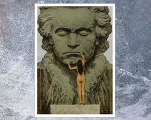 Hugo Höppner (Fidus) "Design for a Beethoven Temple" (c.1903) Illustration for Jugend Magazine - Mabon Gallery