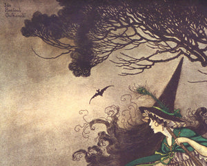Ida Rentoul Outhwaite "The Little Witch" (c.1916) - Mabon Gallery
