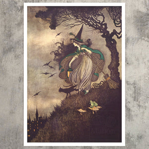 Ida Rentoul Outhwaite "The Little Witch" (c.1916) - Mabon Gallery