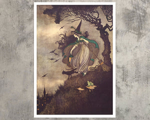 Ida Rentoul Outhwaite "The Little Witch" (c.1916) - Mabon Gallery