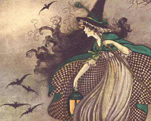 Ida Rentoul Outhwaite "The Little Witch" (c.1916) - Mabon Gallery