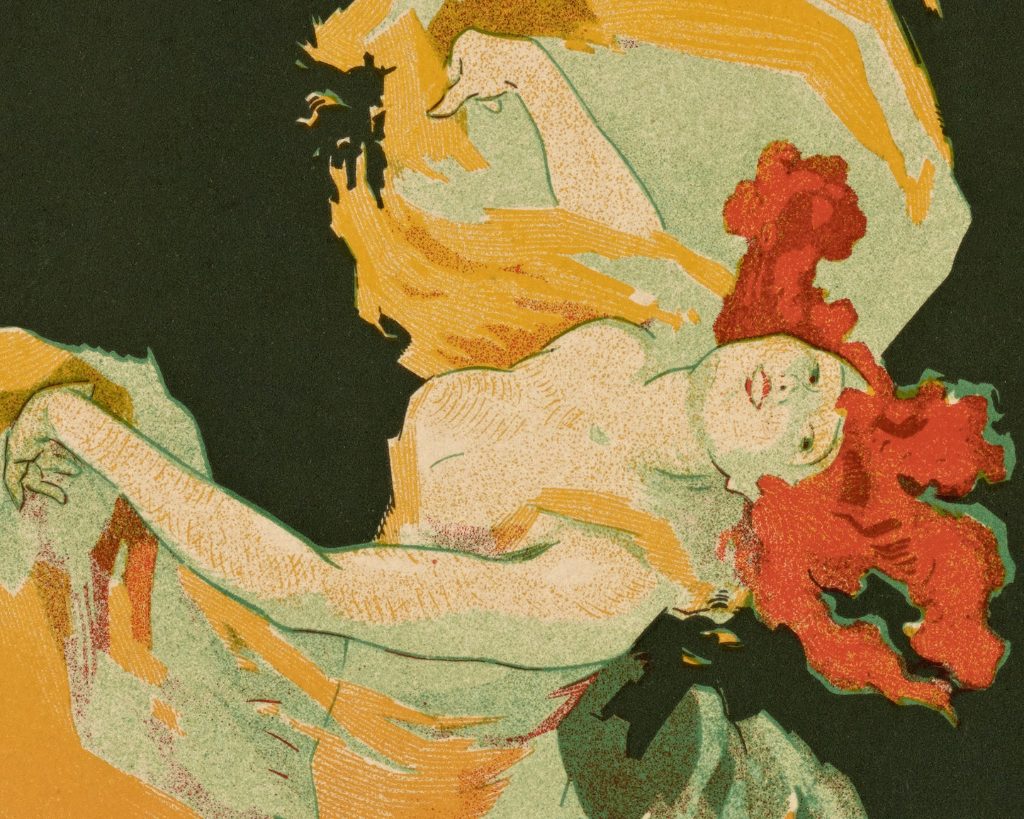 Jules Chéret "Folies-Bergère, La Loïe Fuller" (c.1893) Belle Époque Advertising Poster - Mabon Gallery 