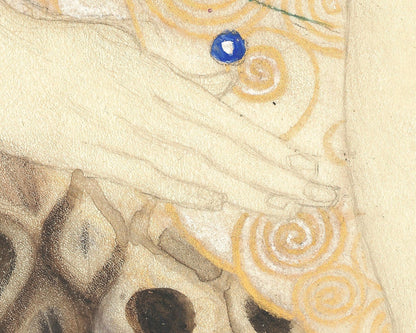 Gustav Klimt “Water Serpents I [Detail]” (c.1904-1907)