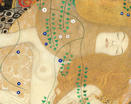 Gustav Klimt “Water Serpents I [Detail]” (c.1904-1907)