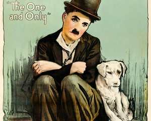 Vintage Movie Poster "A Dog's Life" (c.1918) Charlie Chaplin