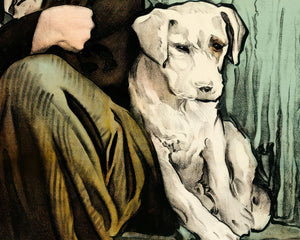 Vintage Movie Poster "A Dog's Life" (c.1918) Charlie Chaplin