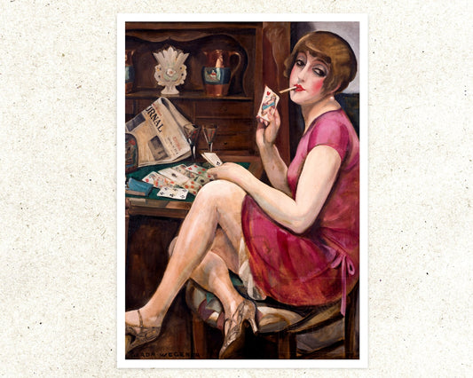 Gerda Wegener "Solitaire - The Queen of Hearts" (c.1928)