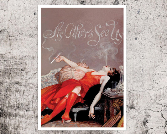 Martin Justice "As Others See Us" (c.1925) Vintage Pulp Book Cover