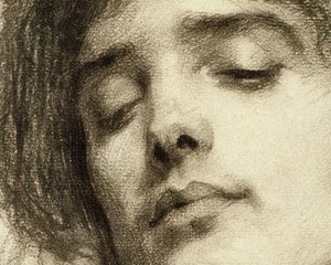 Herbert James Draper "Figure with Laurel Wreath" (c.1898)