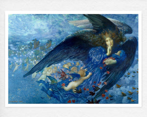 Edward Robert Hughes "Night with her Train of Stars" (c.1912)