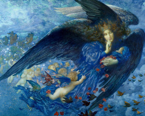 Edward Robert Hughes "Night with her Train of Stars" (c.1912)