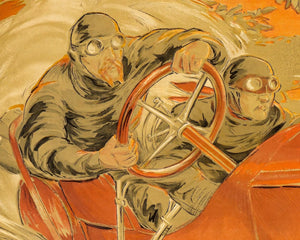 Georges Gaudy "Pneus Jenatzy" (c.1906)