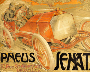 Georges Gaudy "Pneus Jenatzy" (c.1906)