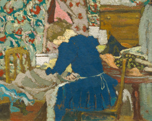 Édouard Vuillard "Marie Bent Over Her Needlework" (c.1892)