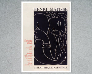 Exhibition Poster "Matisse: L'oeuvre Gravé, Bibliotheque Nationale, Paris" (c.1970)