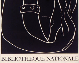 Exhibition Poster "Matisse: L'oeuvre Gravé, Bibliotheque Nationale, Paris" (c.1970)