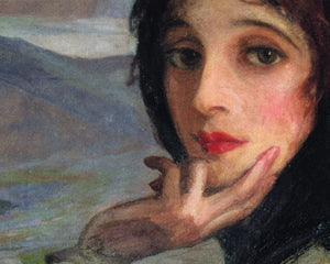 John Lavery "Portrait of Lady Lavery as Kathleen Ni Houlihan" (c.1927)