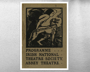 Vintage Theatre Programme "Abbey Theatre Dublin - Opening Night" (c.1904)
