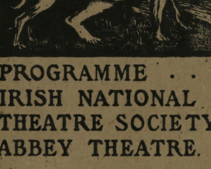 Vintage Theatre Programme "Abbey Theatre Dublin - Opening Night" (c.1904)