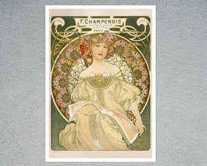 Alphonse Mucha "F. Champenois" (c.1897)