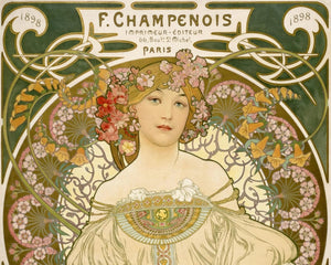 Alphonse Mucha "F. Champenois" (c.1897)