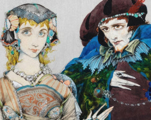 Harry Clarke "Faust - Garden Scene” (c.1916)