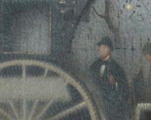 Adolphe Valette "Hansom Cab at All Saints" (c.1910)