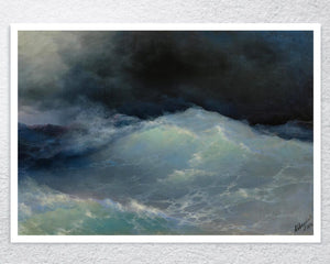 Ivan Aivazovsky "Heavy Swell on High Seas" (c.1898)