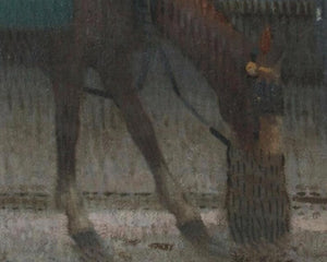 Adolphe Valette "Hansom Cab at All Saints" (c.1910)