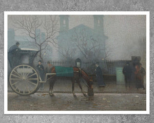 Adolphe Valette "Hansom Cab at All Saints" (c.1910)