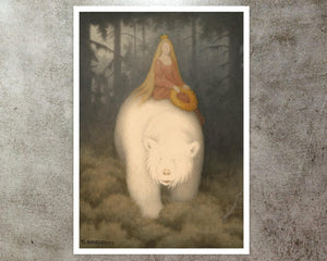 Theodor Kittelsen "White Bear King Valemon" (c.1912)