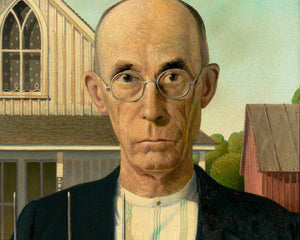 Grant Wood “American Gothic” (c.1930)
