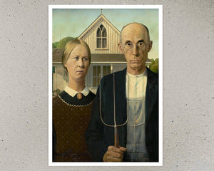 Grant Wood “American Gothic” (c.1930)
