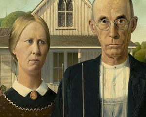 Grant Wood “American Gothic” (c.1930)