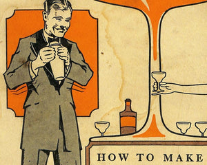 C.V Farrow "Giggle Water" (c.1927) Vintage Cocktail Recipe Book Cover
