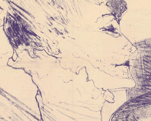 Exhibition Poster "Toulouse-Lautrec, Dresden 23.11.64 - 13.2.65" (c.1964)