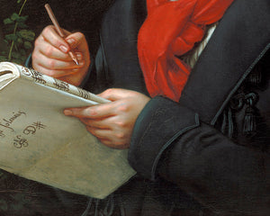 Joseph Karl Stieler "Portrait of Ludwig van Beethoven" (c.1820) - Mabon Gallery 