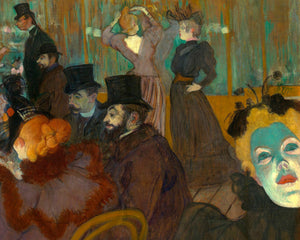 Henri de Toulouse-Lautrec "At the Moulin Rouge" (c.1892) - Mabon Gallery 