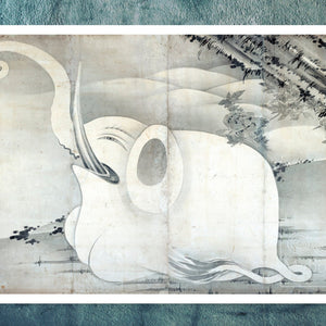 Itō Jakuchū "Elephant" (c.1796) - Mabon Gallery