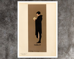 J & W Beggarstaff "Hamlet" (c.1894) Shakespeare - Mabon Gallery