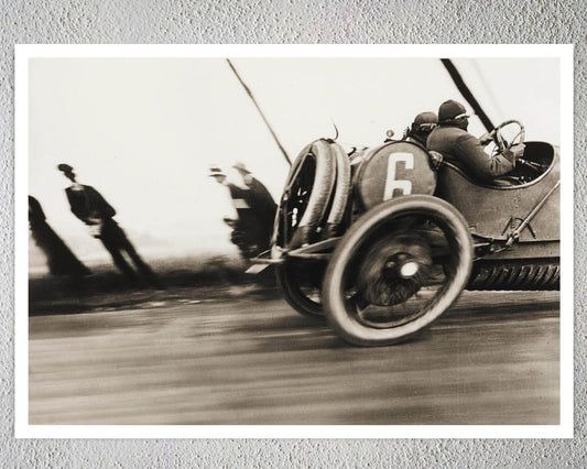 Jacques - Henri Lartigue "Grand Prix A.C.F Dieppe" (c.1912) - Mabon Gallery