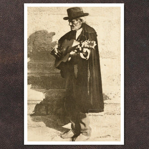 James Craig Annan "A Blind Musician, Granada" (c.1913) Photogravure - Mabon Gallery