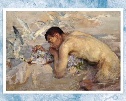 James Jebusa Shannon "The Little Mermaid" (c.1898) - Mabon Gallery