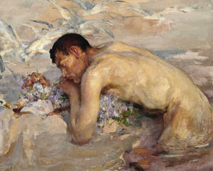 James Jebusa Shannon "The Little Mermaid" (c.1898) - Mabon Gallery