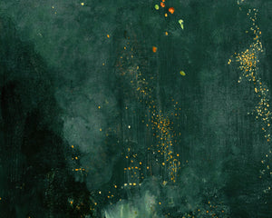 James McNeill Whistler "Nocturne Black & Gold: The Falling Rocket" (c.1872) - Mabon Gallery